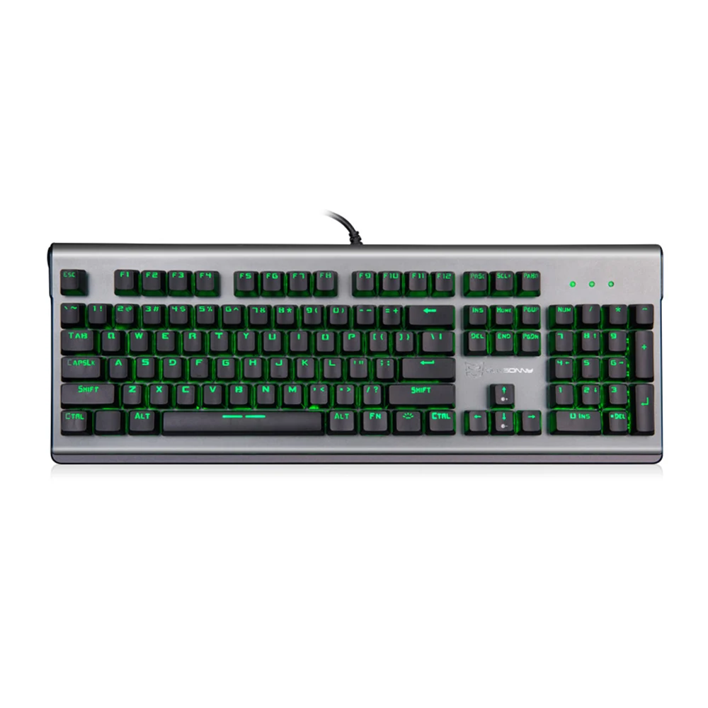 SUNSONNY S J6 Проводная Механическая игровая клавиатура синий переключатель