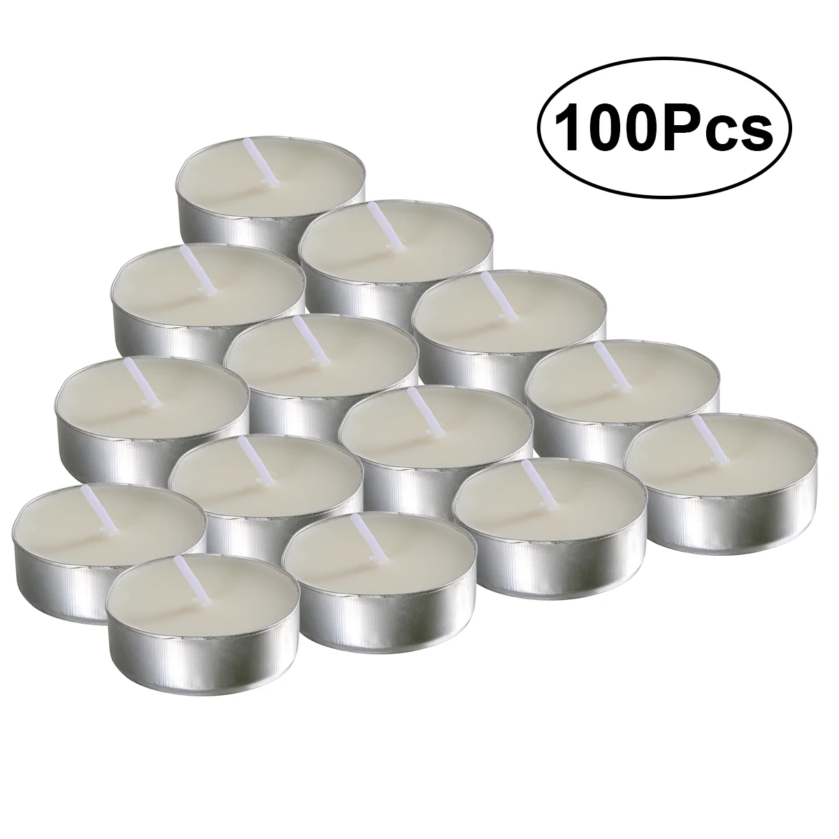

100pcs Tibetan Buddhist Vanaspati Ghee Butter Lamp Light Candle Ceremonial Candle Tealight 4 Hours Burn Time