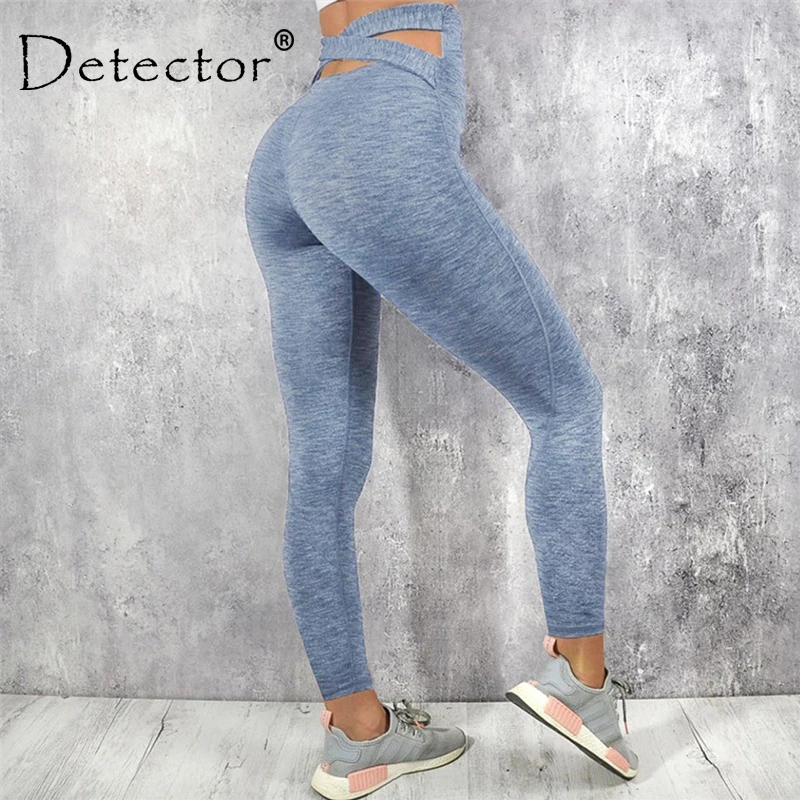 

Detector Cross High Waist Sport Leggings Stretch Seamless Gym Fitness Yoga Pants Women Sportswear Tummy Control Running Tights