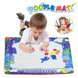 Большой Аква каракули коврики детская водный коврик для рисования волшебный малышей живопись доска письменный Развивающие игрушки для