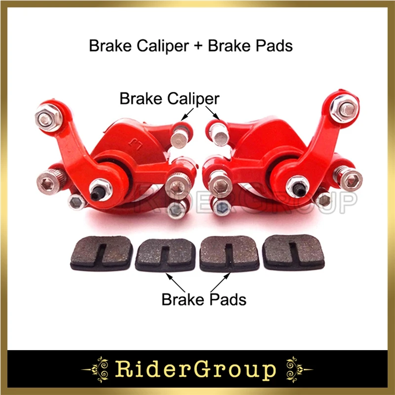 Minimoto передние задние дисковые тормозные суппорта колодки 2 такта 43cc 47cc 49cc