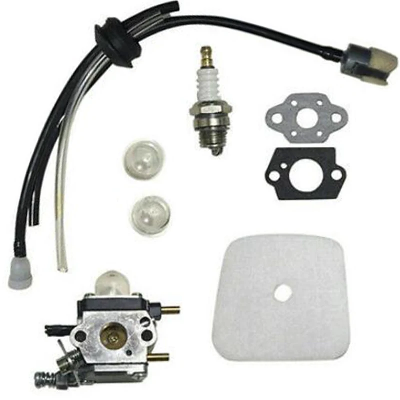 

Carburetor Spark Plug Gasket Kit For Mantis Tiller 7222 722E 7234 Spare Part