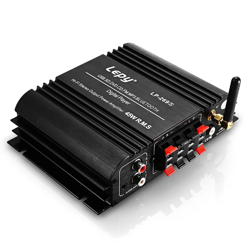 Lepy Lp 269S Bluetooth автомобильный усилитель Hifi Цифровой стерео аудио 2 канала мощный
