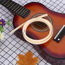 Пластиковые ленты для фиксации гитары 10 мм аксессуары для гитары ABS кремовый цвет цвета слоновой кости инкрустация для фиксации гитары