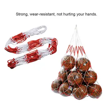 

High Capacity Basketball Belt High Quality Handle Design Mesh Bag Solid Wear Resistant Mesh Pack Basketball Supplies