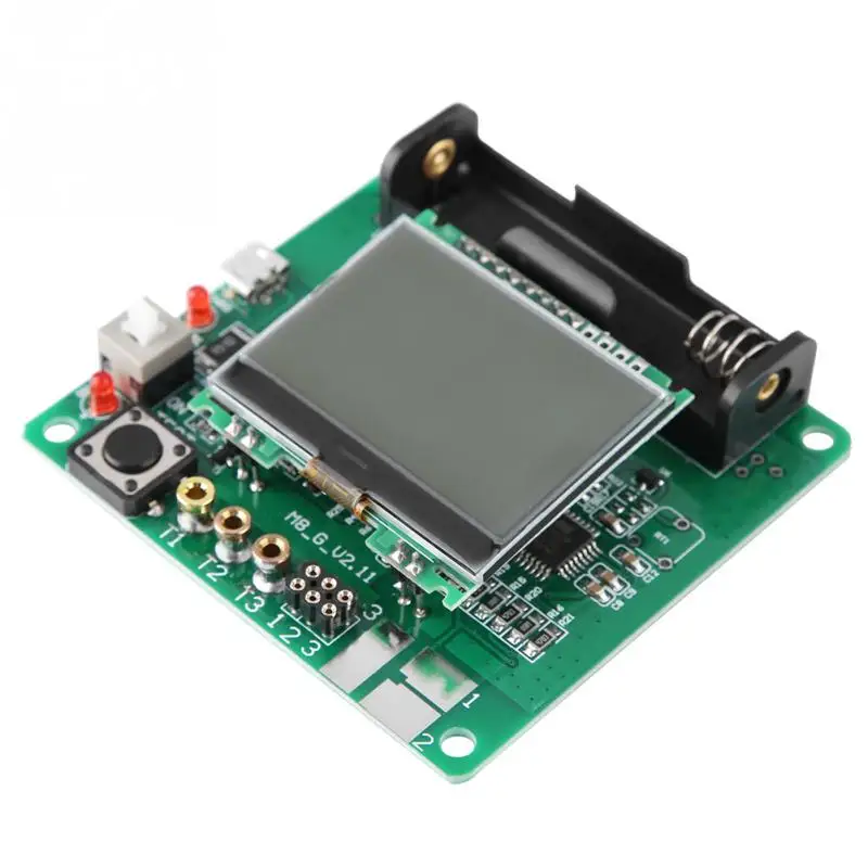 Тестер транзисторов Mega328 ЖК дисплей тестер диодный Триод LCR метр ESR PNP NPN MOSFET