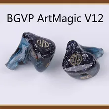 BGVP настраиваемые 12BA в ухо Мониторы ArtMagic V12 Hi-Fi наушники 12 балансных арматурных драйверов Studio Наушники DM6 DMG