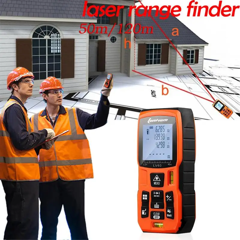 Beste Koop 50 M 120 Laser Afstandsmeter Digitale Range Finder Tape