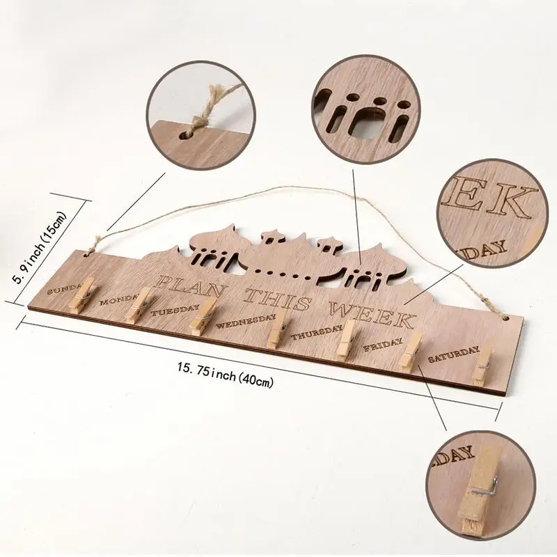 Wooden Rustic Eid Mubarak Ramadan Home Accessories Table Decoration Trays...