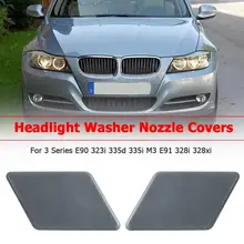 Headlight Washer Nozzle Cover Cap for 3 Series E90 323i 335d 335i M3 E91 328i 328xi Windscreen Wiper Blow Can Strainer