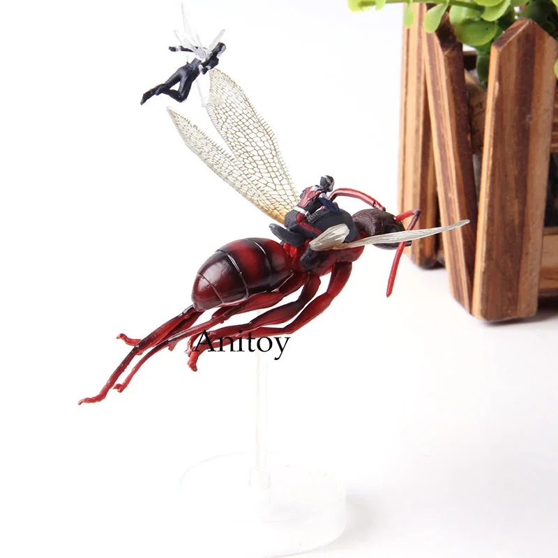 Муравей и ОСА муравей на летающих муравьев& ОСА миниатюрные коллекционные игрушки ПВХ антман фигурка Коллекционная модель игрушки