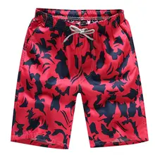Мужские Пляжные повседневные свободные брюки шорты с цветочным принтом быстросохнущие пляжные брюки для серфинга 4XL купальники мужские лето