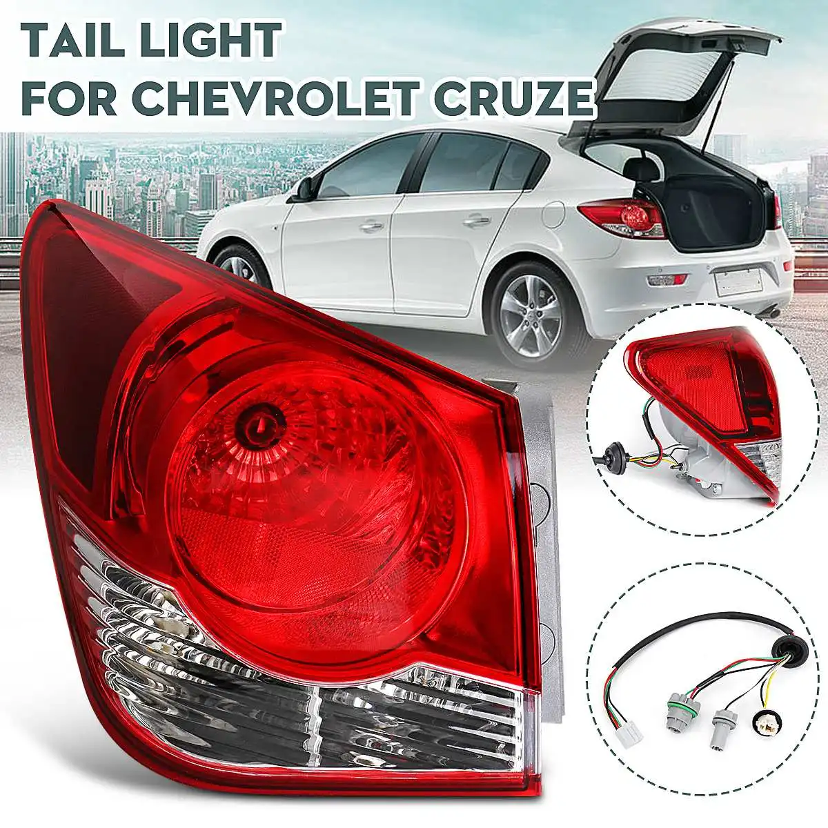 

1PCS New Rear Brake Light Stoplight Reversing Lamp For Holden for Cruze JG JH 4 Door Sedan 2009-2017 Rear Tail Light 1006931