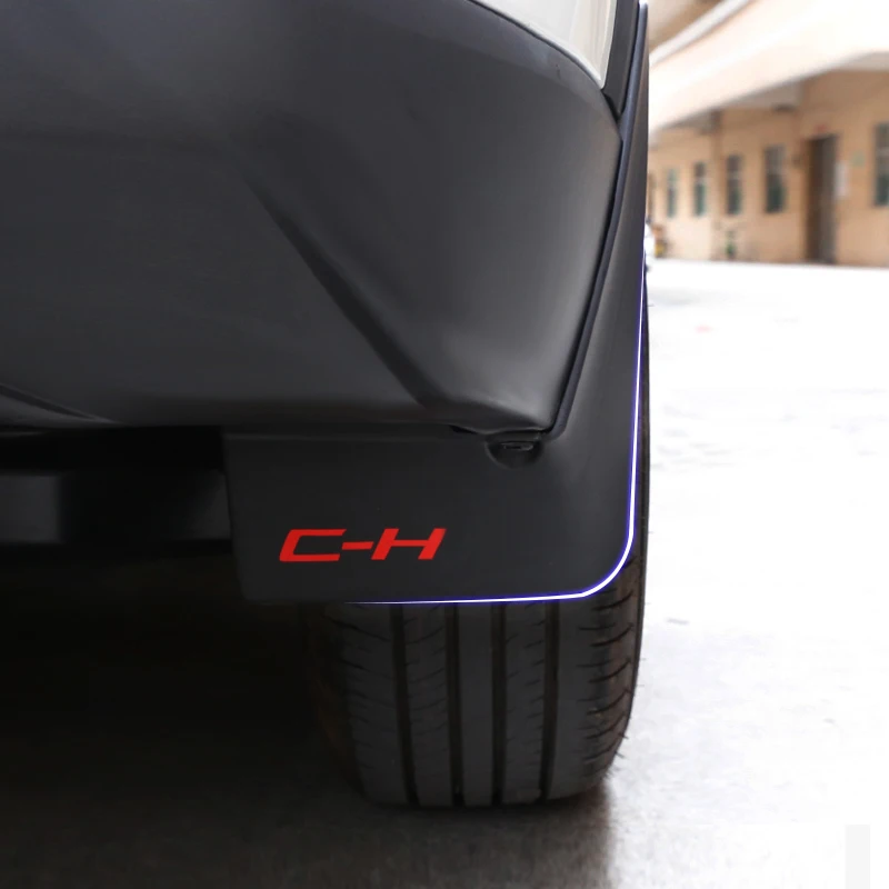 Брызговик для Toyota CHR C HR 2016 2019 оригинальное автомобильное отверстие мягкий клей