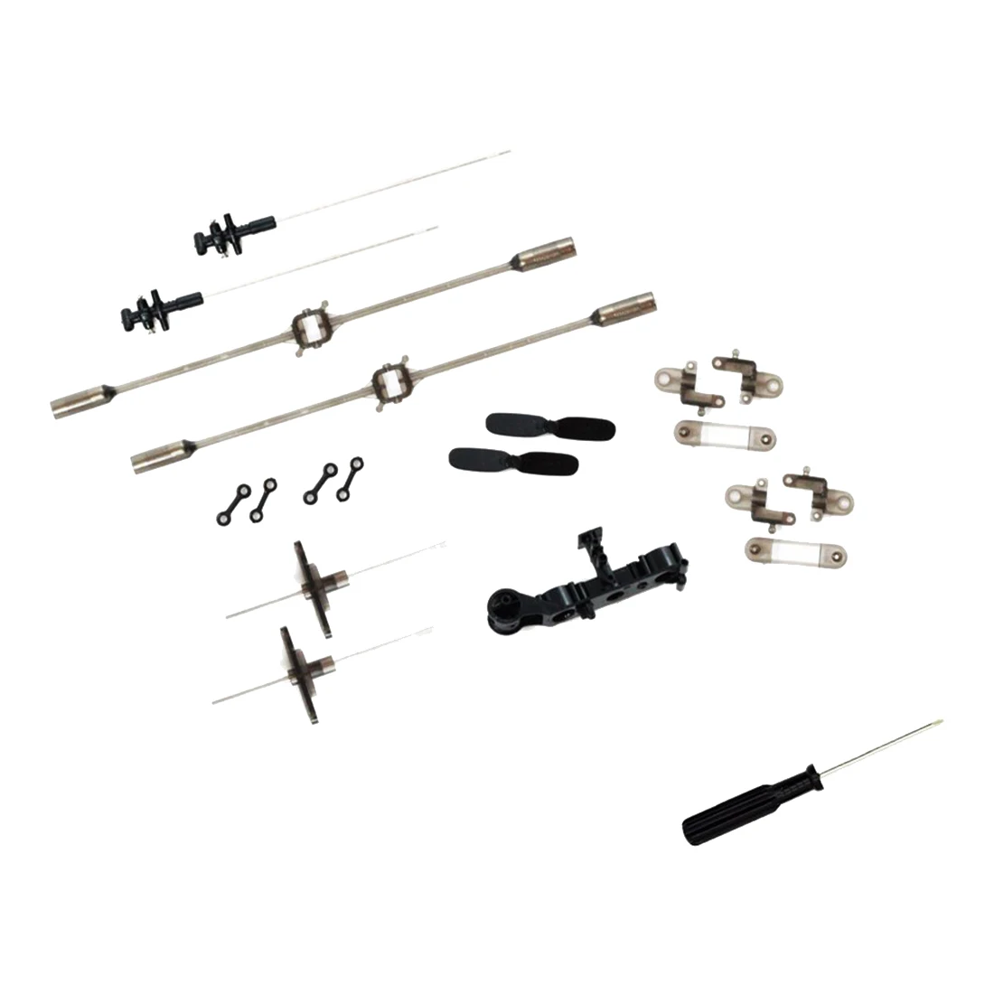

Crash set, 15 parts incl. Screwdriver, fits for S107G, Syma S107, RC helicopter spare parts