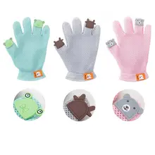 Кошачьи чистые силиконовые дышащие сетчатые перчатки кошка удаляет щетку для волос собака для купания массажные перчатки не травмирует инструмент для кожи