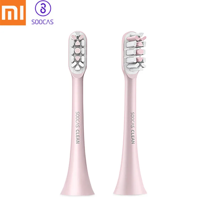 2 шт/комплект, SOOCAS X3 Ультразвуковая электрическая зубная щетка для Зубная щётка насадка для зубных щеток для Xiaomi Mijia Замена электрическая
