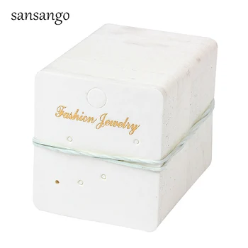 

100pcs 5*4.5cm White Rectangle Blank Paper "Fashion Jewelry "Earring Cards Hang Tag Jewelry Display Stud Ear Cards Wholesale