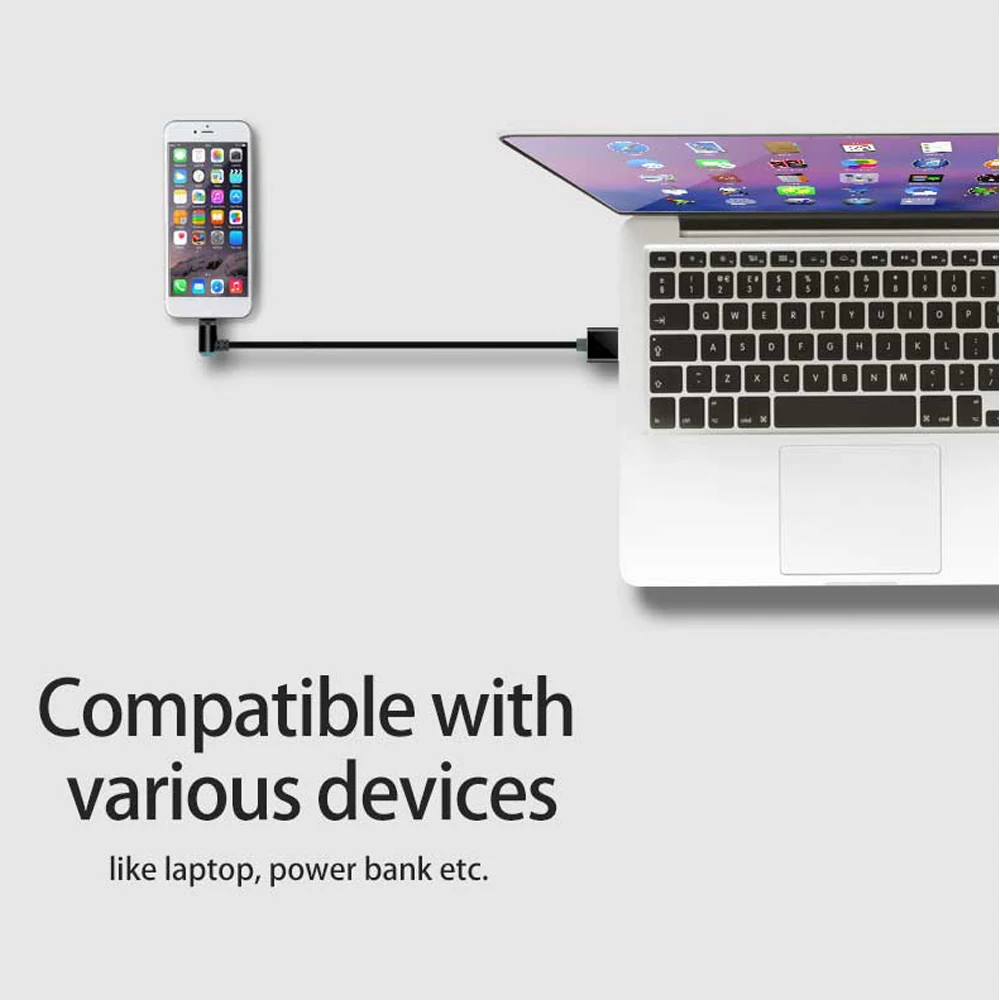 Зарядный кабель E3 Type c для смартфонов шнур USB C провод ТПЭ со светодиодный Ной