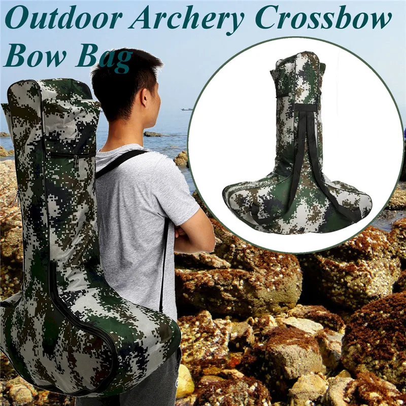 

90x70cm Outdoor Camouflage Archery Cross Bow Bag Light Weight Bow Military Storage Case Hunting Sports Entertainment Accessory