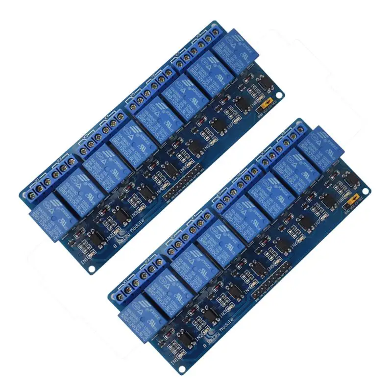 

2PCS 8-Channel 12V Relay Shield Module for Arduino UNO 2560 1280 ARM PIC Equipped with high-current relay AC250V 10A DC30V 10A
