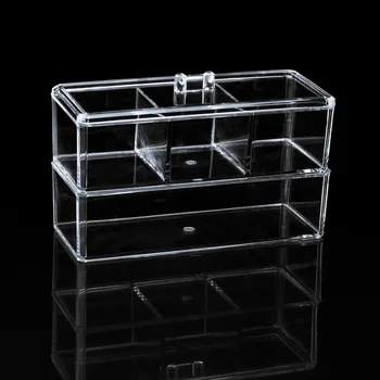

Cosmetic Organizer Makeup Drawers Display Box Acrylic Clear Cabinet Cases Set