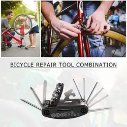 Практичный портативный универсальный велосипедный ремонт комбинированный инструмент Велоспорт велосипед шины комплект сумка для