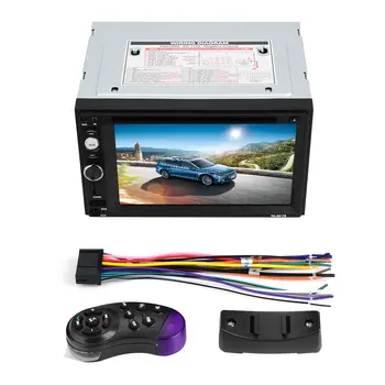 

2 Din 6.2in Universal Portable Car Radio MP5 DVD Player Touch Screen Rear View araba aksesuar accesorios automovil New