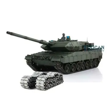 

Henglong 1/16 6.0 Generation Infrared Combat Leopard2A6 RTR RC Tank 3889 Barrel Recoil Metal Tracks W/ Link TH12772