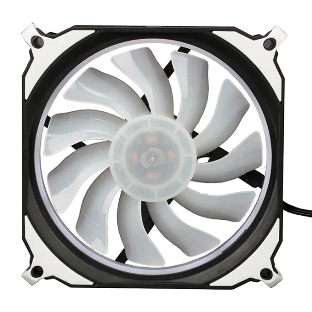 

7 Colors RGB LED Light Cooling Fan 12cm 12V Colorful RGB LED Silent PC Computer Case Cooling Fan Cooler Radiator