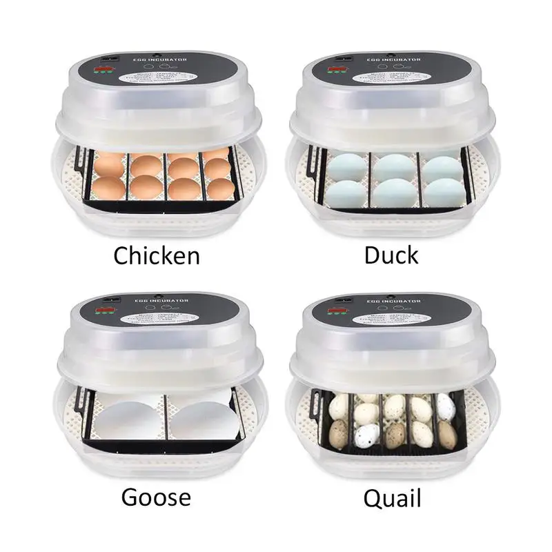 

Digital Intelligent Automatic Egg Hatcher 56 Eggs Incubator Hatcher Machine With Built-in Air Flow LED Light Smart Sensitive