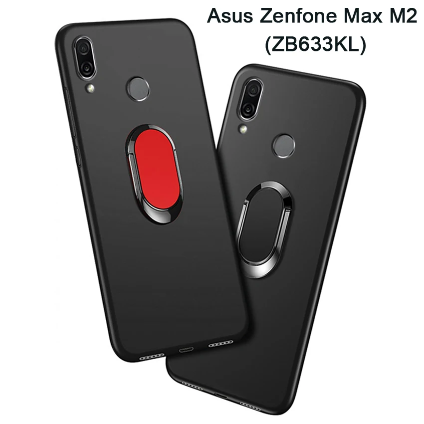 Чехол ZB633KL для ASUS ZENFONE MAX M2 роскошный мягкий черный силиконовый чехол 6 3 дюйма