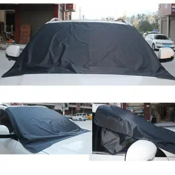 

210x120cm Magnetic Car Windscreen Snow Ice Shield Protector Front Rear Windshield Sun Shade Cover Car Windscreen Snow Shield