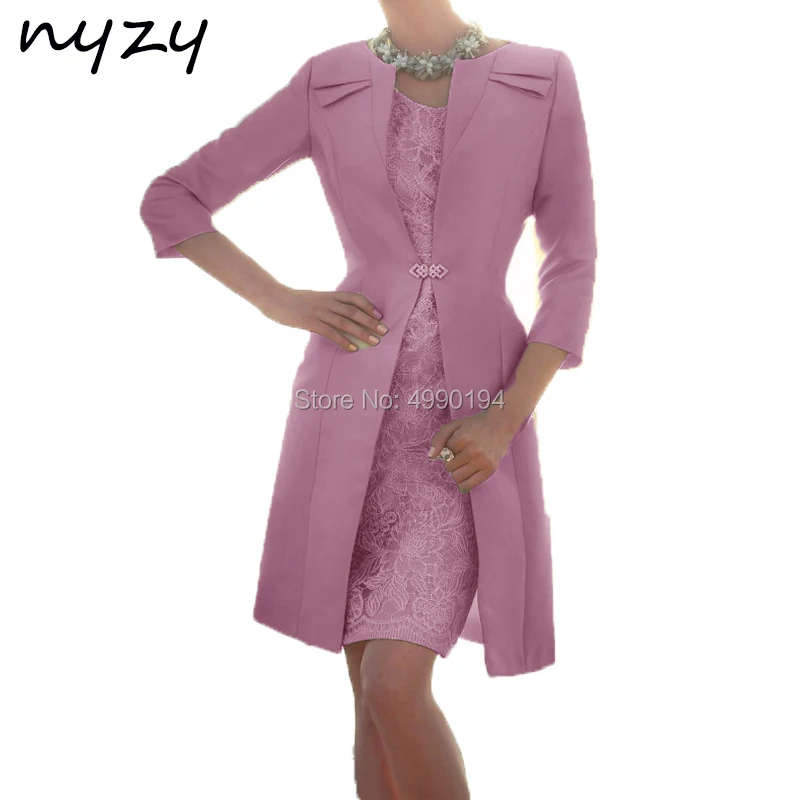 Nyzy M119a Pink Godmother Dress Wedding Party Dress For Mother Of The