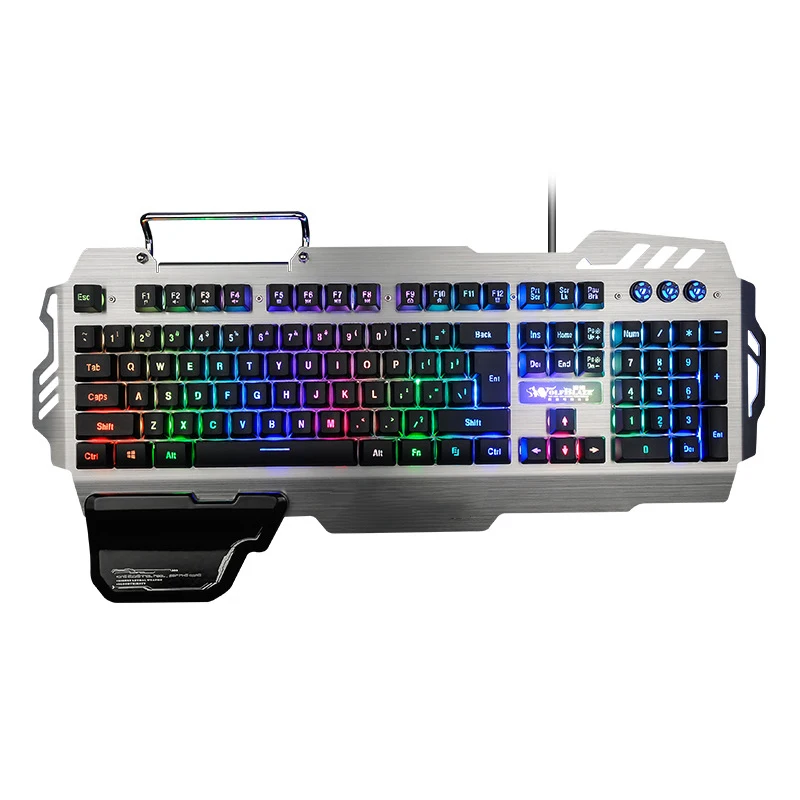 

NEWEST Backlight Gaming Keyboard PK-900 RGB Colorful Mechanical Feeling 104 Keys Waterproof ABS Material Keyboard for PC Laptop