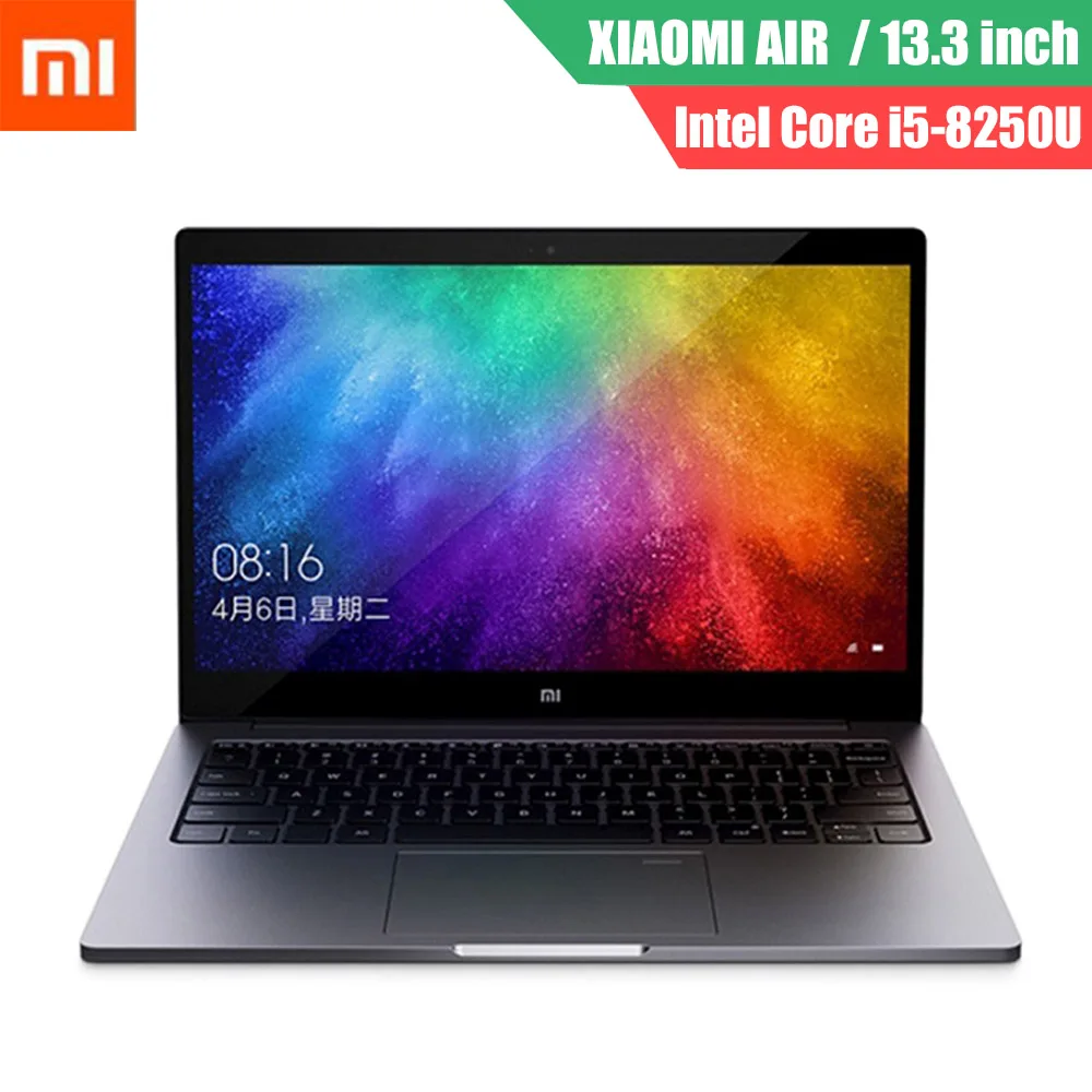 

Xiaomi Air Laptop 13.3 inch Windows 10 Intel Core i5-8250U Quad Core 1.6GHz 8GB 256GB Dual WiFi BT 4.1 Notebook- Chinese Version