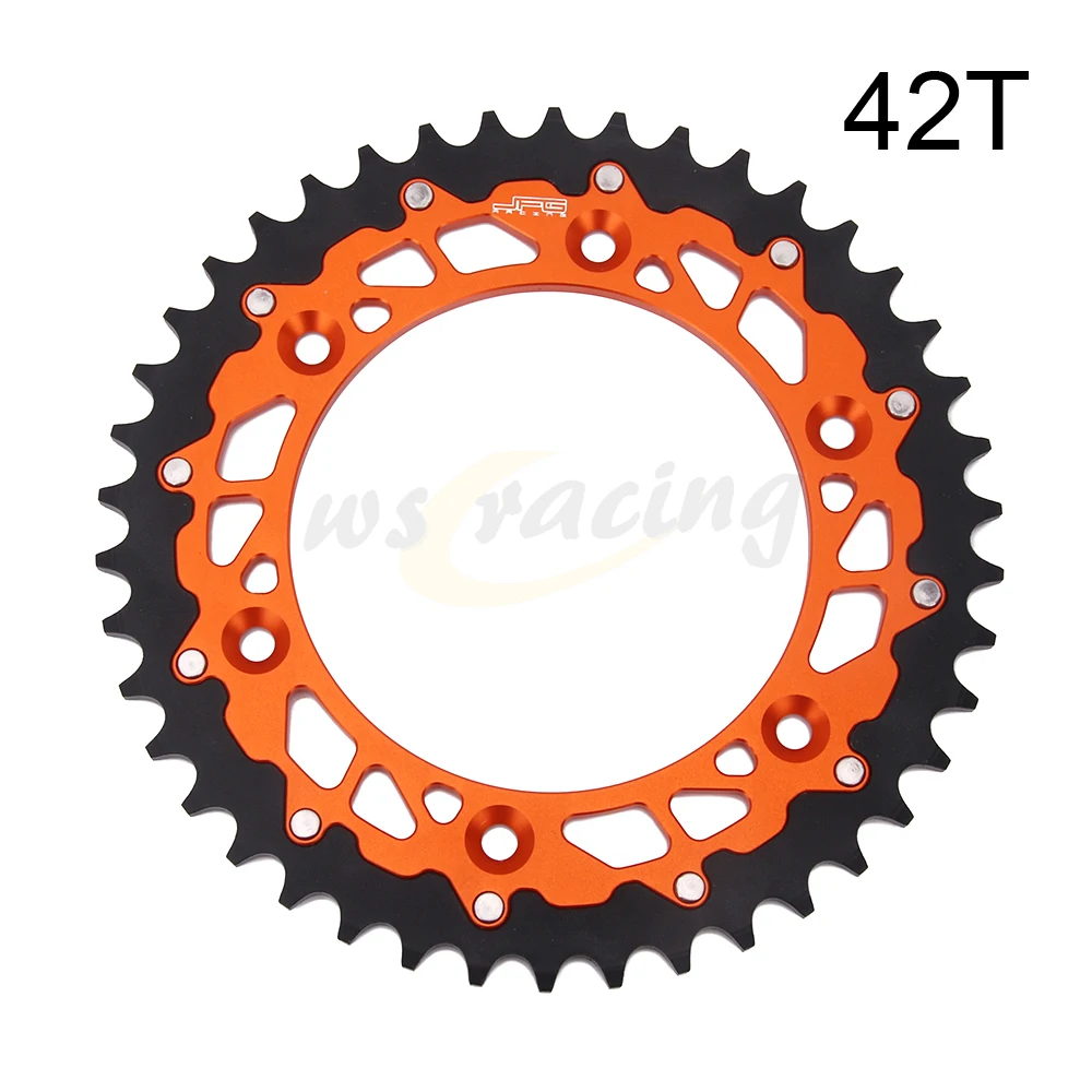 Задняя звездочка цепи 42T 45T 48T 50T 52T для KTM EXC EXCF SX XCW XCFW MXC SXS SXF XC XCF SMR SMC 125 144 150 200 250 Duke 790