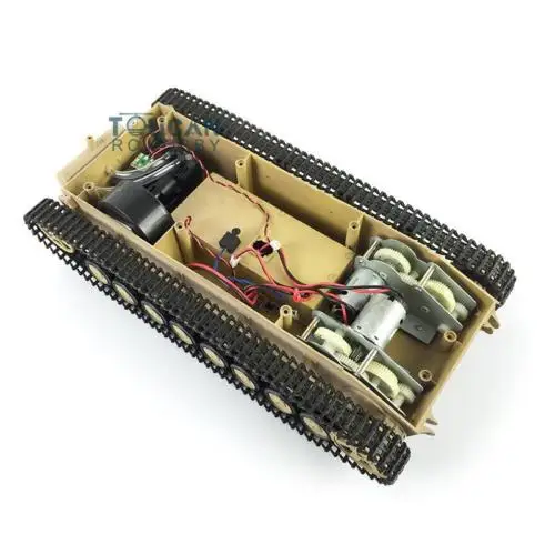 Henglong 1/16 немецкий танк Panzer IV F RC 3858 Chasis с пластиковыми трековыми колесами