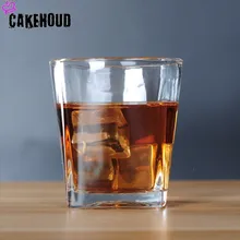 CAKEHOUD 2 шт. Винтаж Тихого океана, произведенный на одной винокурне Стекло es шотландской без примесей свинца и бордового цвета и цвета хаки, Стекло ром, водка Стекло посуда бар и Семья вина Стекло es