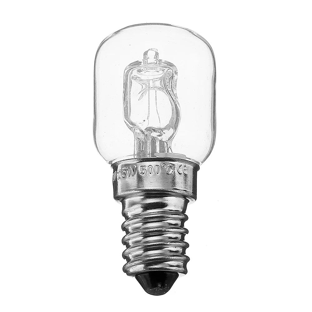 

CLAITE High Temperature 500 Centigrade E14 ST25 25W Microwave Oven Halogen Light Bulb AC110-250V