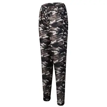

2018 Hot Newest Style Women Trousers Camo Casual Military Army Loose Camouflage Pants S-2XL