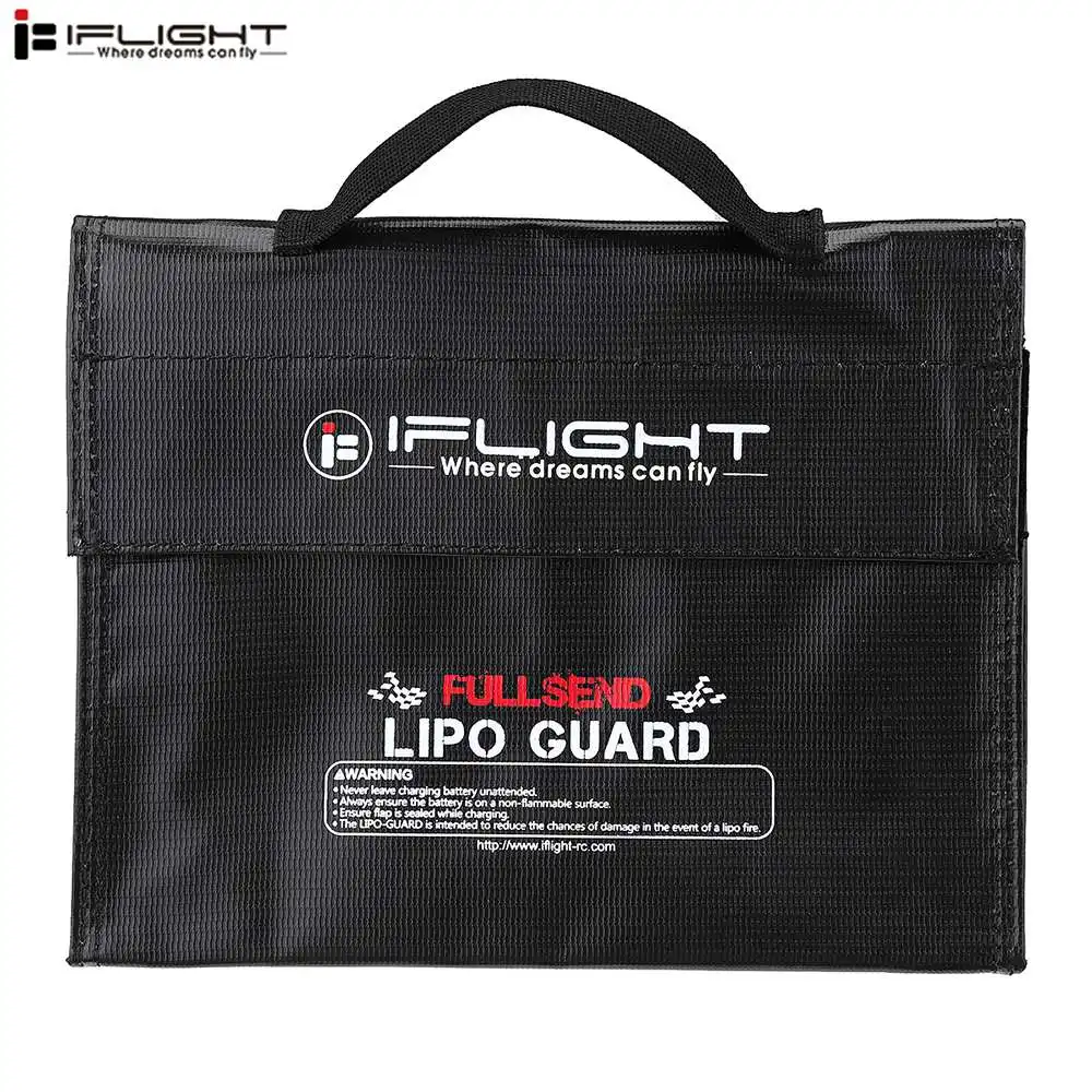 

iFlight 1Pc Fireproof Retardant RC LiPo Battery Pack Portable Explosion Proof Safety Bag 240X180X65mm Hot Sale