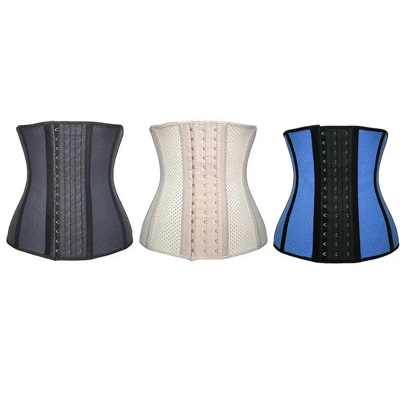 Латексный корсет Для женщин 9 Сталь Скелет сетки удобные дышащие уменьшение жира