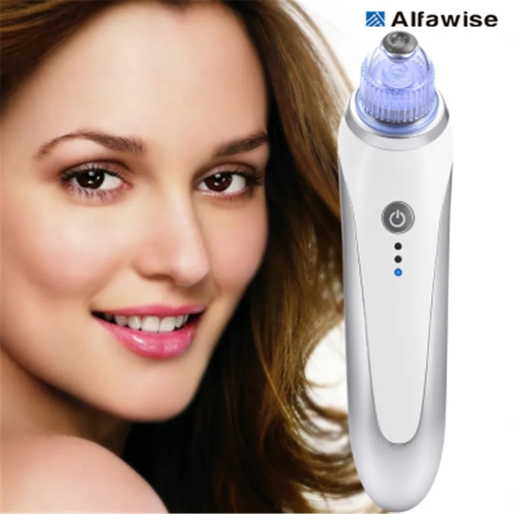 

Alfawise Rechargeable Electric Blackhead Suction Remover Machine Pore Cleaner Beauty Tool