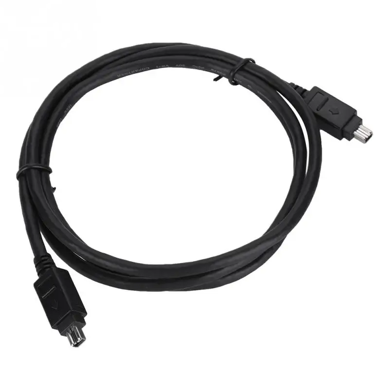 2PCS 1.2M 1394B 4Pin to DV Data Cable Pure Copper Core FireWire Adapter Male |