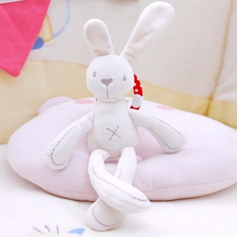 

2019 Newest Style Baby Infant Baby Girl And Boy Adorable Animal Soft Rattles Bed Crib Stroller Music Hanging Bell Doll Bunny Toy