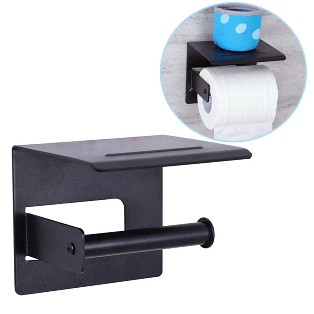

Bathroom Toilet Paper Holders Wall Mount Bathroom Accessories Paper Storage Rack