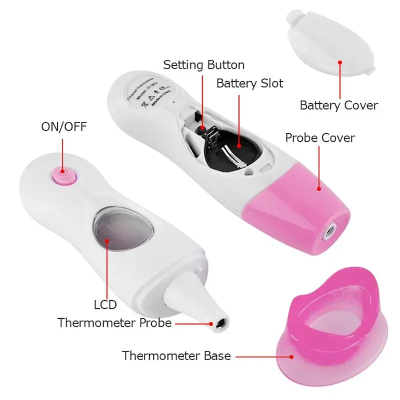 Многофункциональный цифровой инфракрасный термометр для младенцев и взрослых пистолет лоб ухо измерение температуры Лоб тела термометр