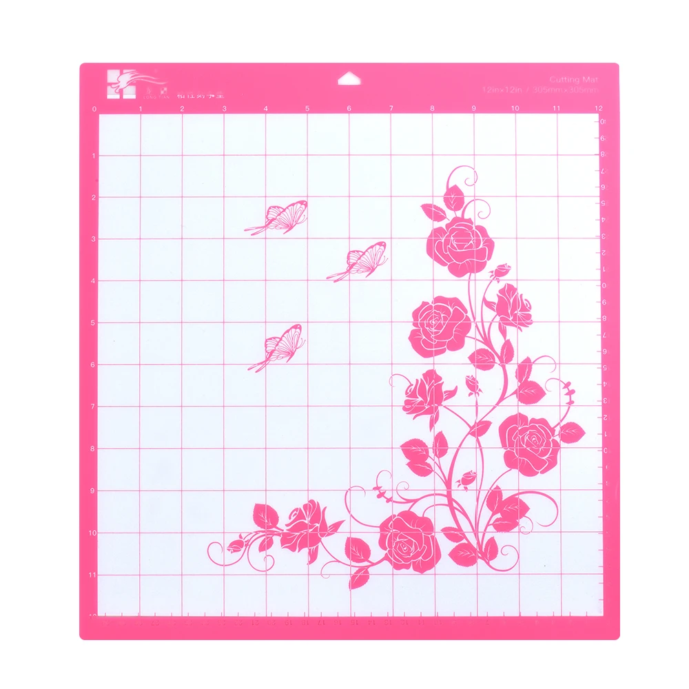 

Replacement Cutting Mat Standard Grip Adhesive Mat 12" by 12" Cutting Area with Measuring Grid for Cameo Cutting Plotter Machine