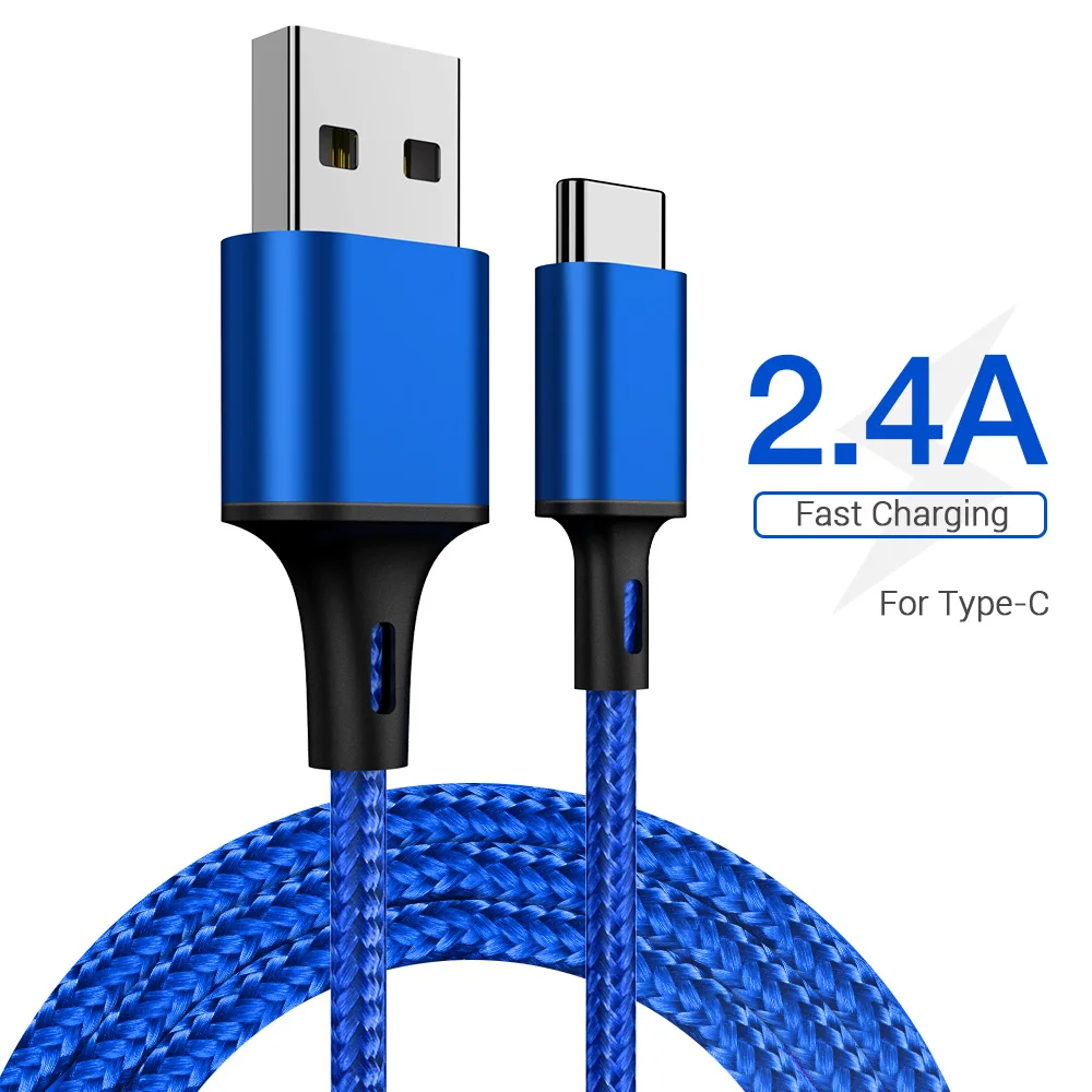 

KISSCASE Type C Cable For Samsung Galaxy S10 S9 Data USB C Cable For Xiaomi Redmi Note 7 6a huawei P30 Fast Charging Charger